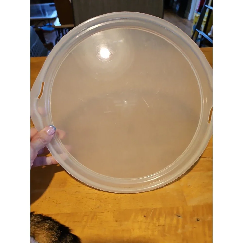 Nordic Ware Sheer Deluxe Bundt Cake Keeper  Holder Twist And Lock Dome Lid 11”